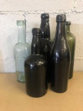 (5) Misc Blown and Molded Bottles