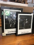 (2) Framed Posters, Nat King Cole and Dizzy Gillespie