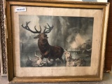 The Stag at Bay Landseer Print