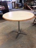 Mid Century Formica Top Chrome Drop Leaf