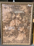 Framed Belgian Tapestry