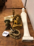 Buddha, Virgin Mary, Basketball Lot