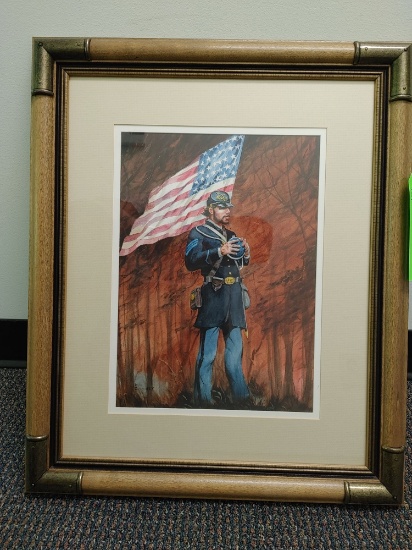 Civil War Soldier Print