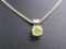 .87 Carat Brilliant Cut Yellow Diamond Pendant