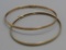 (2) 10K Yellow Gold Bangles