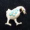 14K Yellow Gold Duck Brooch