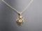 14K Yellow Gold & Diamond Pendant