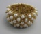 18K Yellow Gold, Diamond & Pearl Bracelet