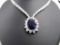 Ciro Sterling Silver & CZ Necklace