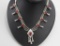 Native American 3 Strand Liquid Silver Necklace