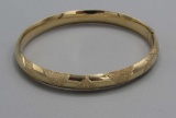 14K Yellow Gold Bangle