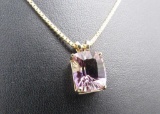 14K Yellow Gold & Ametrine Necklace