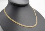 18K Yellow Gold Mesh Chain