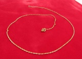 18K Yellow Gold Chain