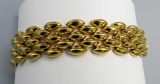 Ciner Gold Tone Bracelet