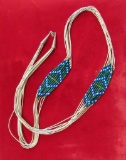 Native American 9 Strand Liquid Silver Necklace