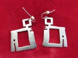 Sterling Silver Earrings, Al Gilmore, wire with