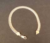 Sterling Silver Bracelet, Italy 7 1/2