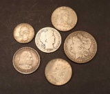 (6) Coins: 1893 Columbian Fifty Cents;