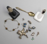 Lot of Sterling Silver Jewelry and Parts