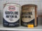 (2) Collectible Texaco Havoline 5 Gallon Cans