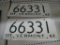 (2) 1962 Vermont License Plates