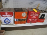 (4) Collectible Oil Cans