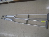 Pair of Aluminum Crutches