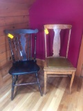 (2) Wood Chairs