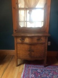 Antique Oak Wash Stand