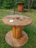 (2) Wooden Spools