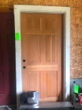 Six Panel Exterior Fir Door