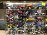 (20) Asst. 1/24th Scale Diecast Sprint Cars in Poly Display Case