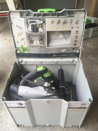 Festool 6 1/4" Track Saw and (2) Saw Guides