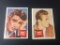 1957 Topps Hit Stars; (2) James Dean Cards, #63 & 66
