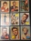 (9) 1957 Topps Hit Stars Cards; Jerry Lewis, Tony Curtis