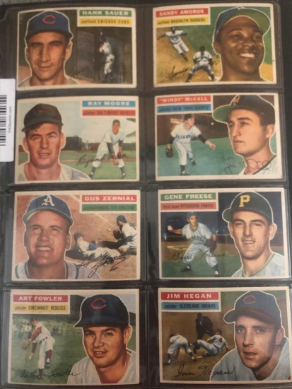 (8) 1956 Topps Baseball Cards