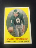 1958 Topps Football; Sonny Jurgensen (R) #90