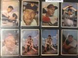 (8) 1952 Bowman Color Baseball Cards, (2) Enos Slaughter, George Kell