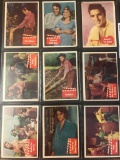 (9) 1956 Elvis Presley Cards by Topps/ Bubbles