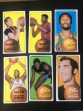(6) 1970 Topps NBA Basketball Cards