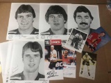 (18) NHL Player Signed Photographs incl, Trevor Linden, Andy Moog, Chris Drury