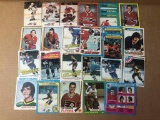 (28) 1970's NHL Hockey Cards incl, Henri Richard, Wayne Gretzky, Tony Esposito