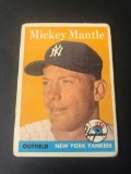 MICKEY MANTLE; 1958 Topps Baseball #150