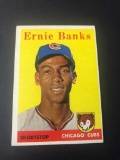 Ernie Banks; 1958 Topps Baseball #310