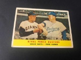 Rival Fence Busters; 1958 Topps Baseball #436
