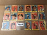 (17) All Star Cards; 1958 Topps Baseball Cards