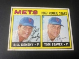 1967 Topps Baseball; Tom Seaver (Double Rookie) #581