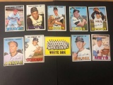 (10) 1967 Topps Baseball; Star/ Rookie/ Uncommon Cards