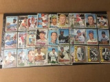 (90) 1967 Topps Baseball Cards; Uncommon & Common